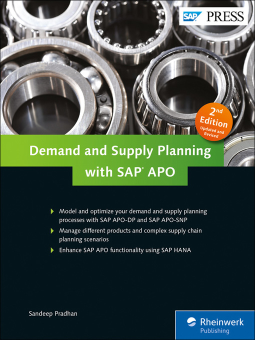 Title details for Demand and Supply Planning with SAP APO by Sandeep Pradhan - Available